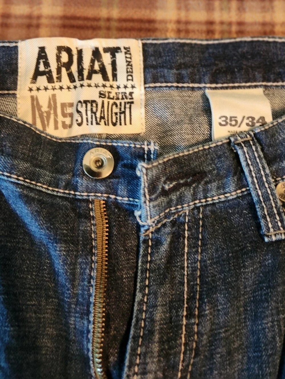 Ariat M5 Slim Fit Jeans, Size 35x34